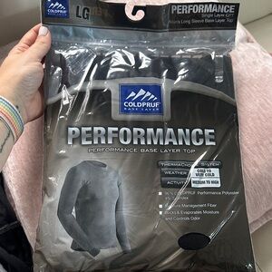 Coldpruf Men's Gray Performance Base Layer Top